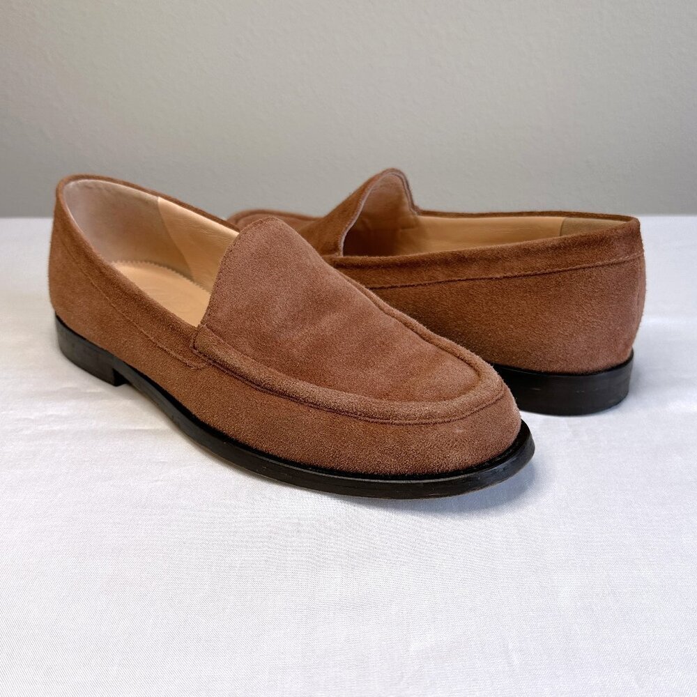 J. Crew Winona Caramel Suede Loafers - Picture 13 of 13